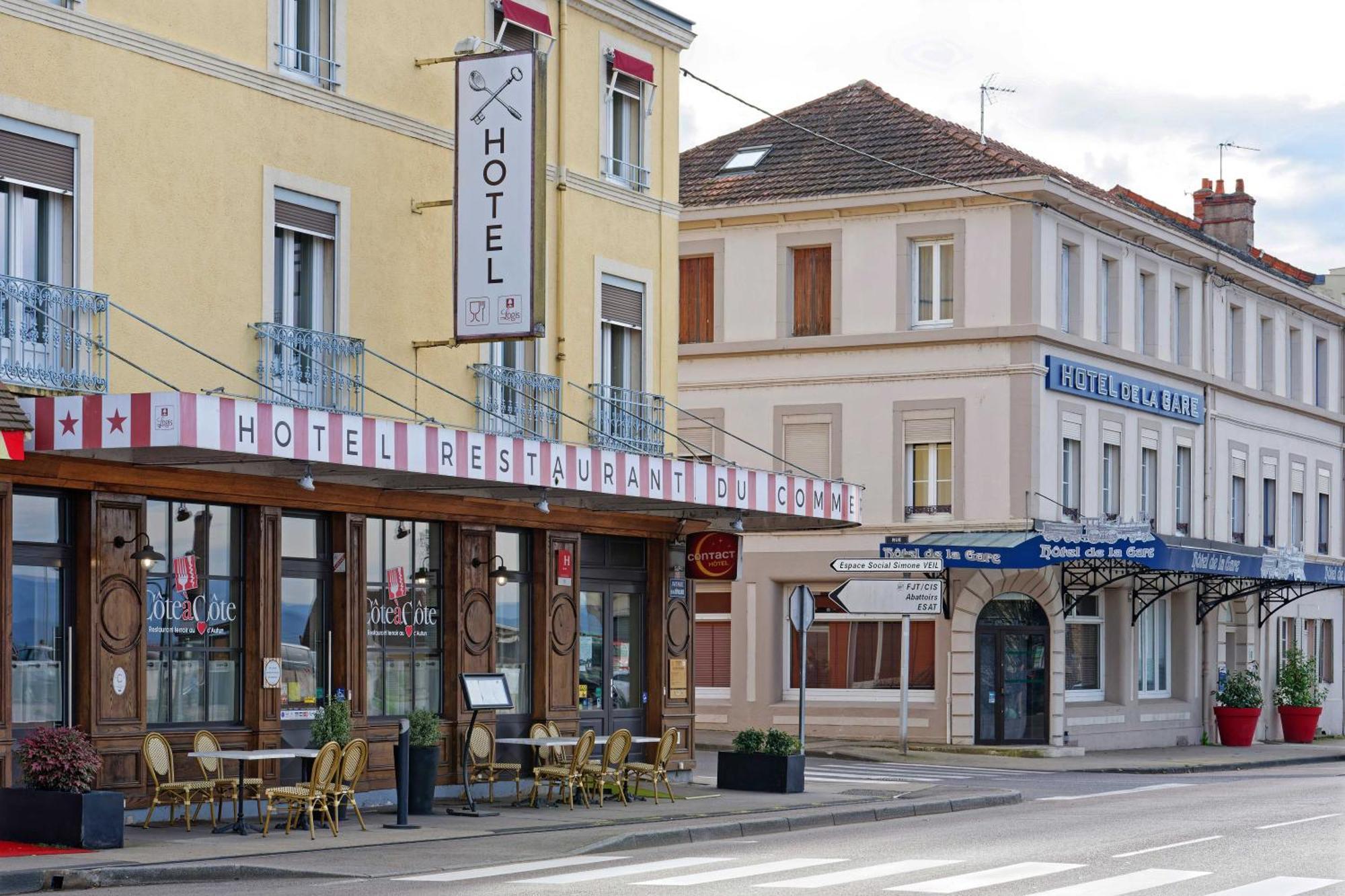 Hôtel Des Arcades Autun Exterior foto